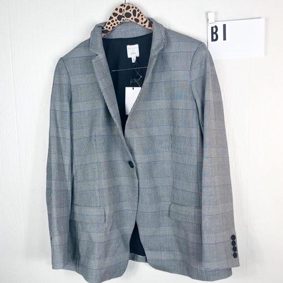 New Hatch X J. Crew Regent plaid blazer M/L L/XL - Picture 2 of 7